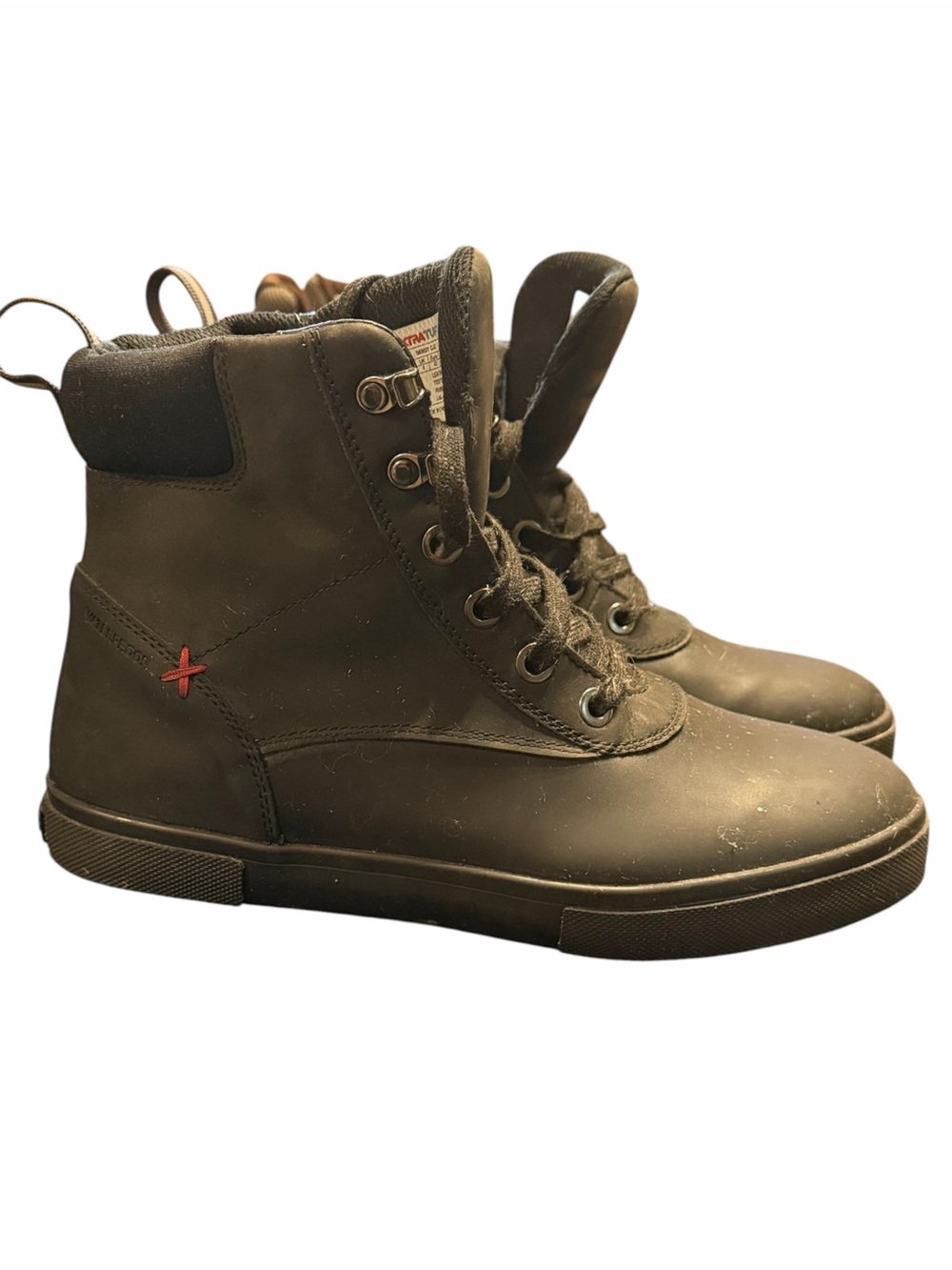 Men's Brown Lace-Up Casual Boots